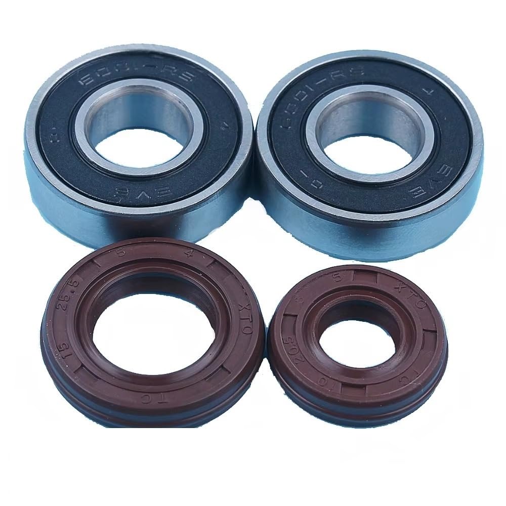 Kit de retenes Aceite y rodamientos Bolas for cigüeñal GX25 Compatible con desbrozadoras UMK425, GX25N, HHT25S FG110 Motor 4 Tiempos(5 Sets)
