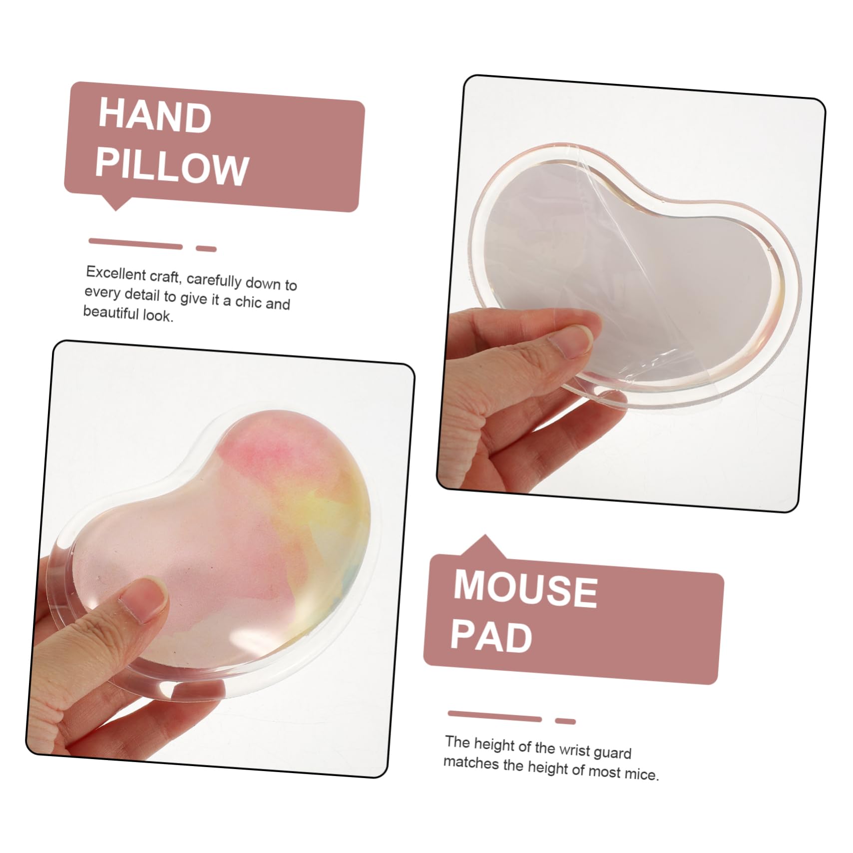 4 Pz tappetino per mouse cuscino per il sostegno del polso poggiapolsi per polso estivo poggiapolsi mouse poggiapolso mouse tappetino mouse topo tappetino per il supporto del polso HOODANCOS