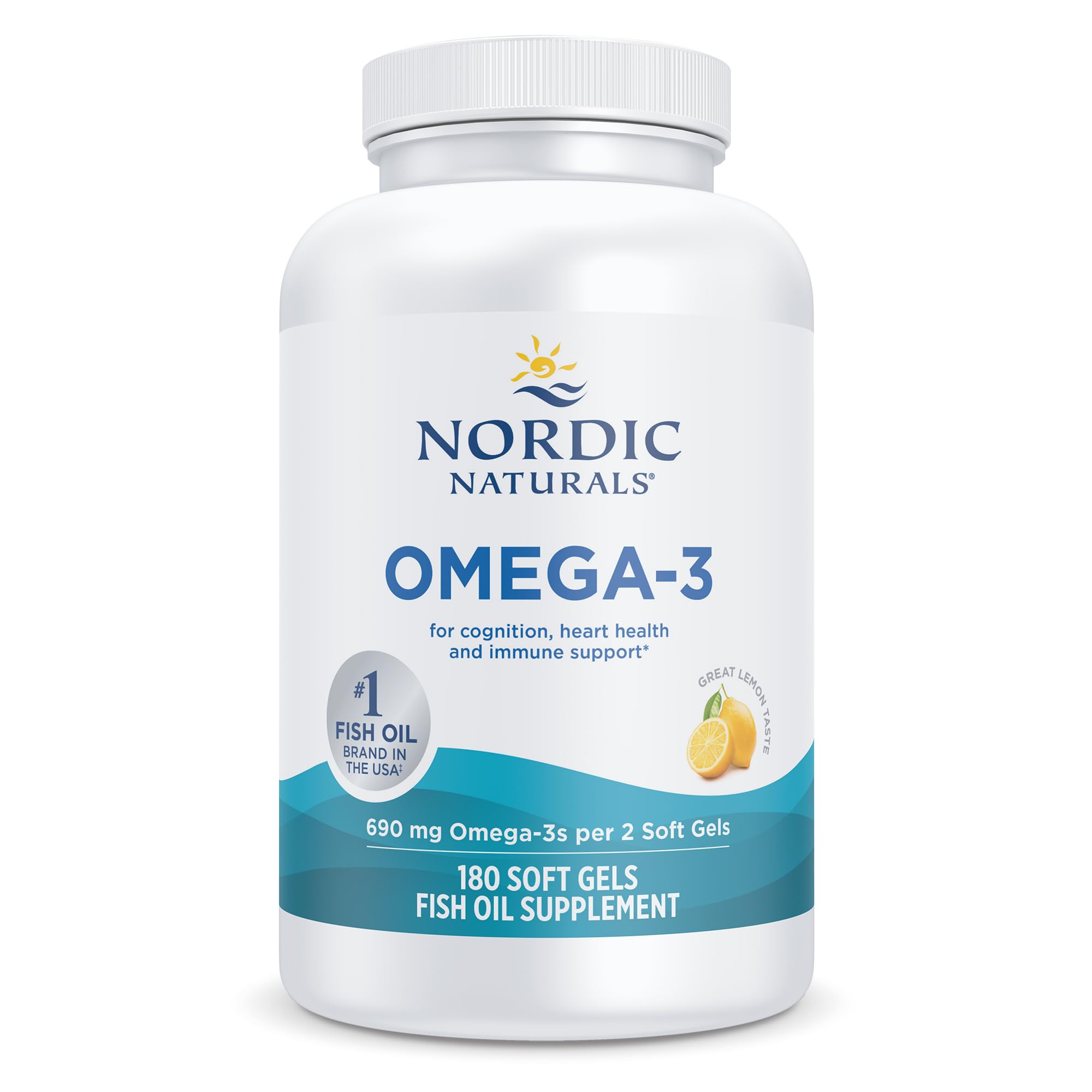 Nordic Naturals Omega-3, 690mg Fish Oil, EPA & DHA, Lemon - 90 Count — Amazon image 8