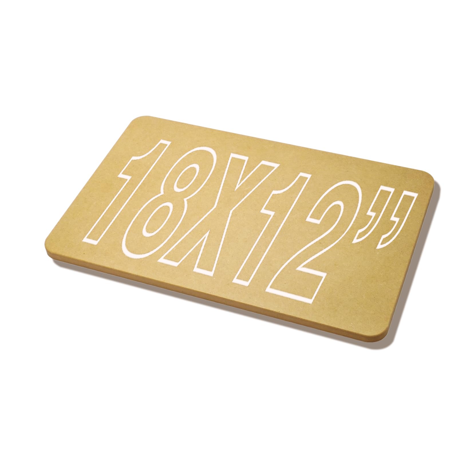 Wooden Wedging Board for Pottery - Clay Mat and Sculpting Tool for Handbuilding, Ceramics, and Crafting - Pottery Accessories for Adults (18inx12in-No Handle)