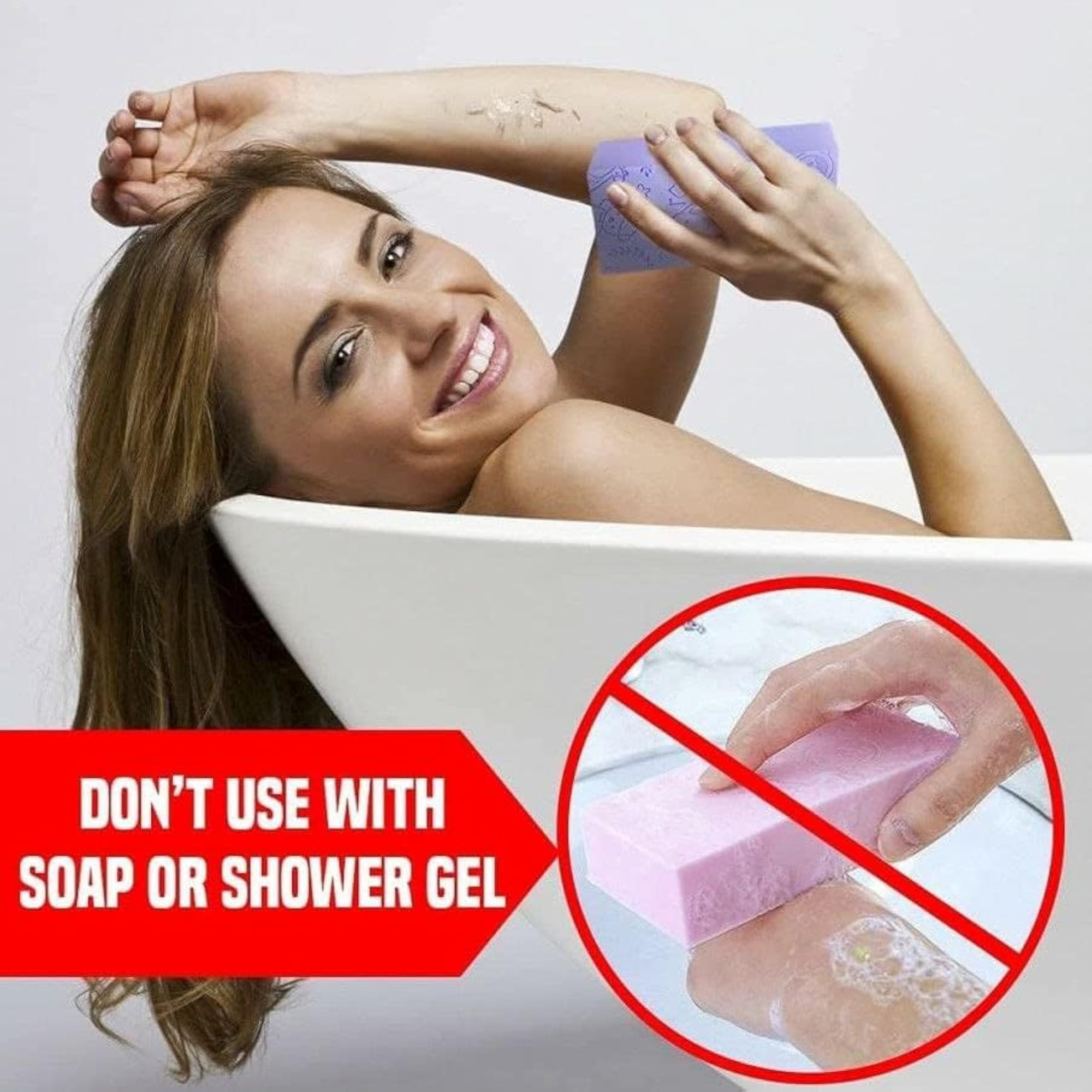 Japanese Spa Exfoliating Sponge for Gentle Dead Skin Removal