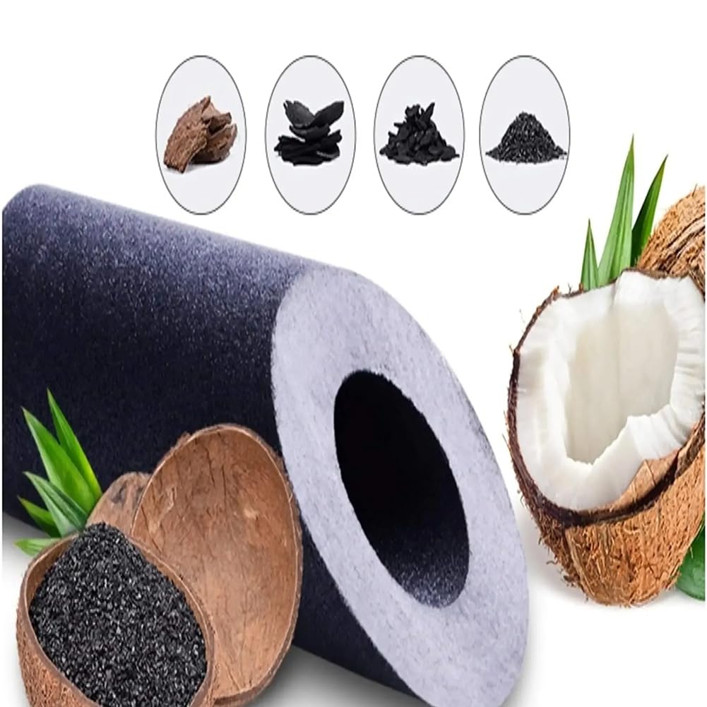 1Pcs Carbon Water Filter 10-Inch Standard Whole House Carbon Wrap Sediment and Taste Odor Replacement Filter Easy to — view 6