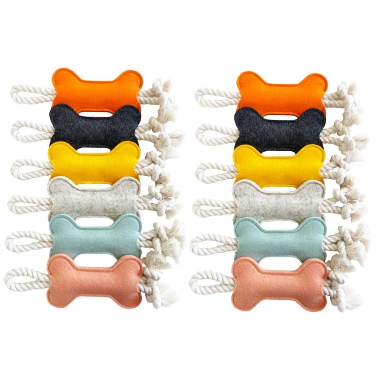SUPVOX 12pièces Jouets à Mâcher pour Chiens Accessoires De Dentition Forme De Molaire Jeux pour Chiens Jouets Résistants Morsure Amusants Et Colorés