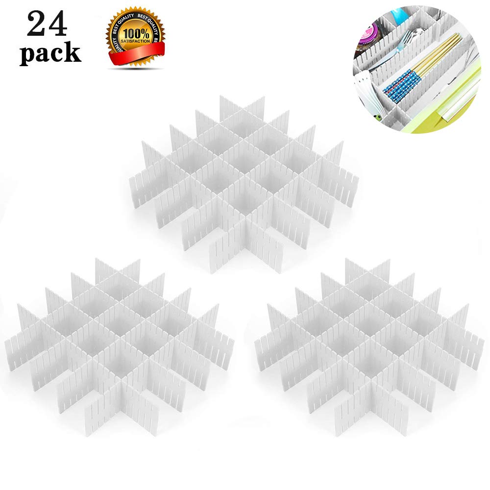 Drawer Dividers Sock Organizer Adjustable Drawer Organizers