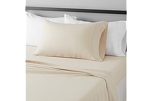 Amazon Basics Lightweight Super Soft Satin Sheet Set