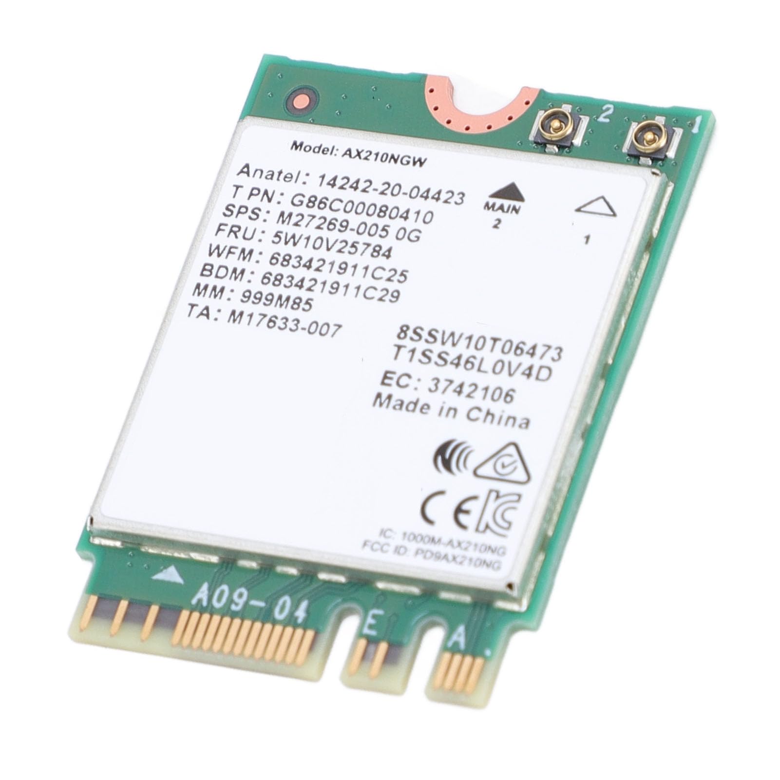 AX210NGW Wireless Card,5374Mbps Tri Band