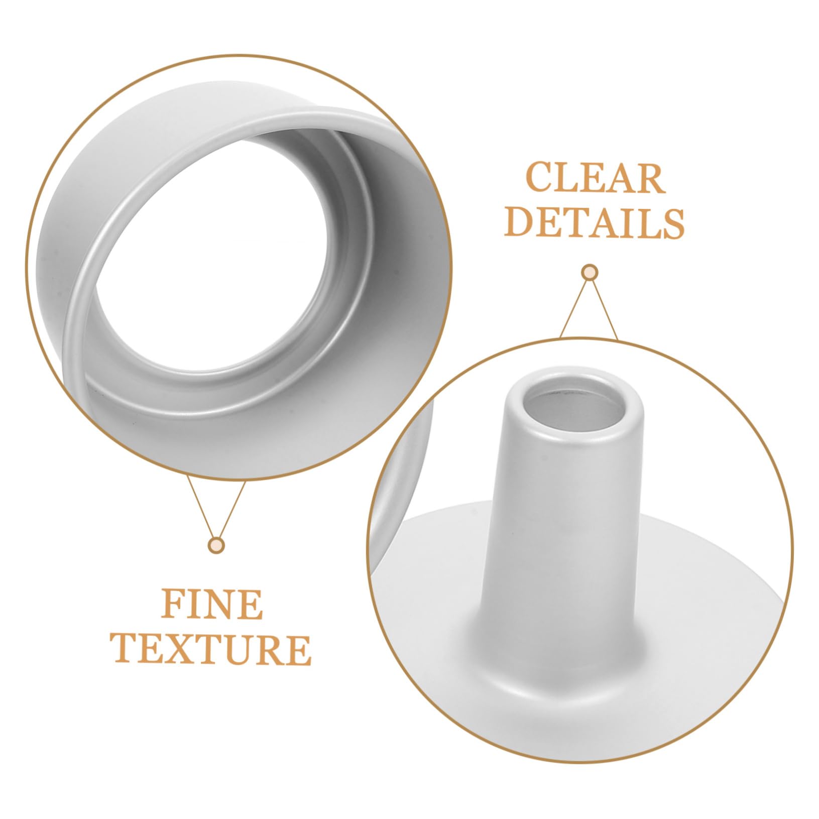 ULTECHNOVO Molde Redondo Para Pasteles Hueco 7 Pulgadas De Aleación De Aluminio Base Desmontable, Molde Para Hornear Repostería, Apto Para Horno, 3 Piezas Para Cocina y Postres Caseros