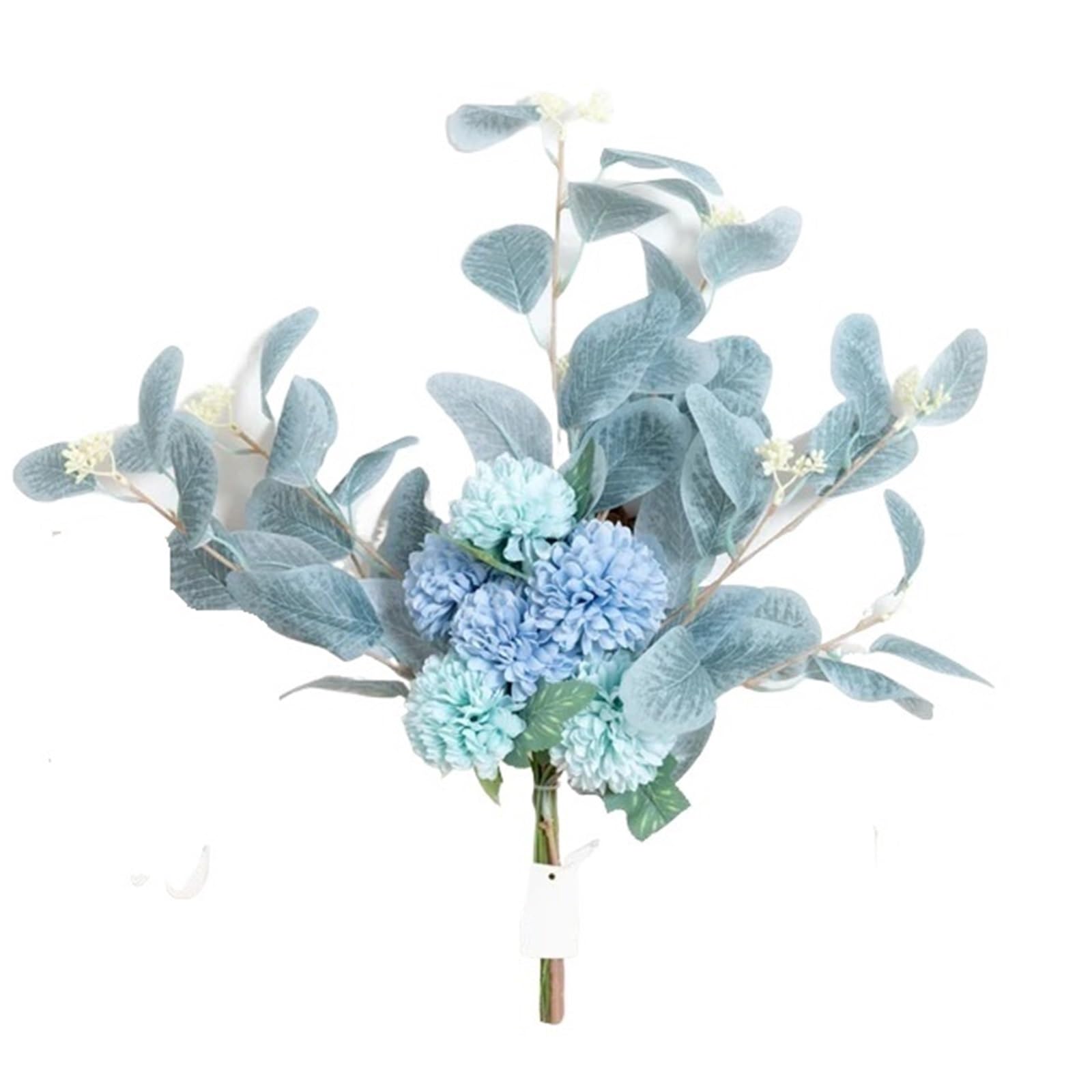 Artificial Flower Branches Artificial Flower Silk Chrysanthemum Leaf Home Vase Decoration Bouquet Wedding Arrangement Plants(Color8)