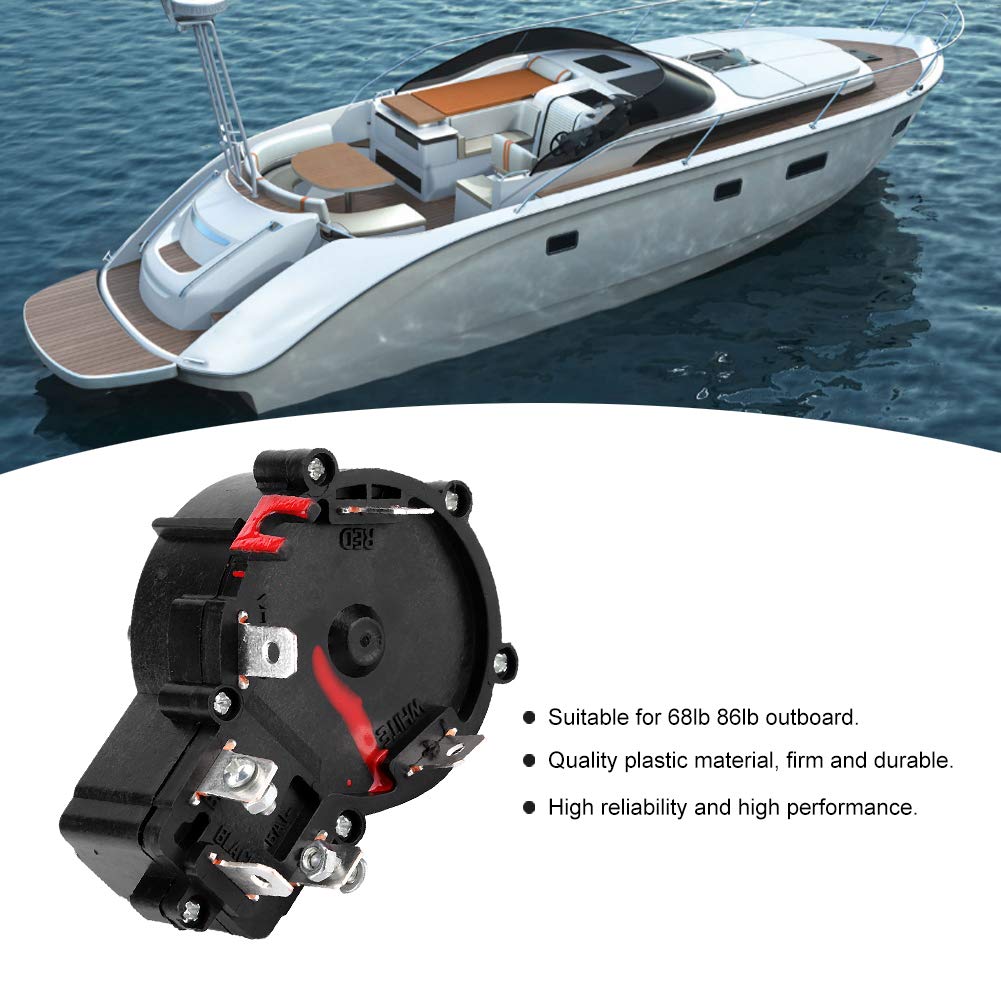 Zubehör für Schiffsgeschwindigkeitsregler für Motor, Propeller und Motor, langlebig, elektrisch, 12 V, Ersatz für Außenborder, 68 lb 86 lb