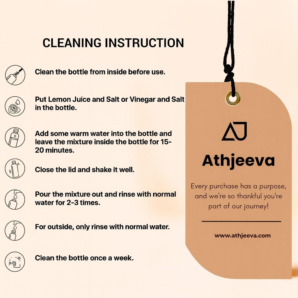 Pure Copper Water Bottle - Ayurvedic Health Benefits -3