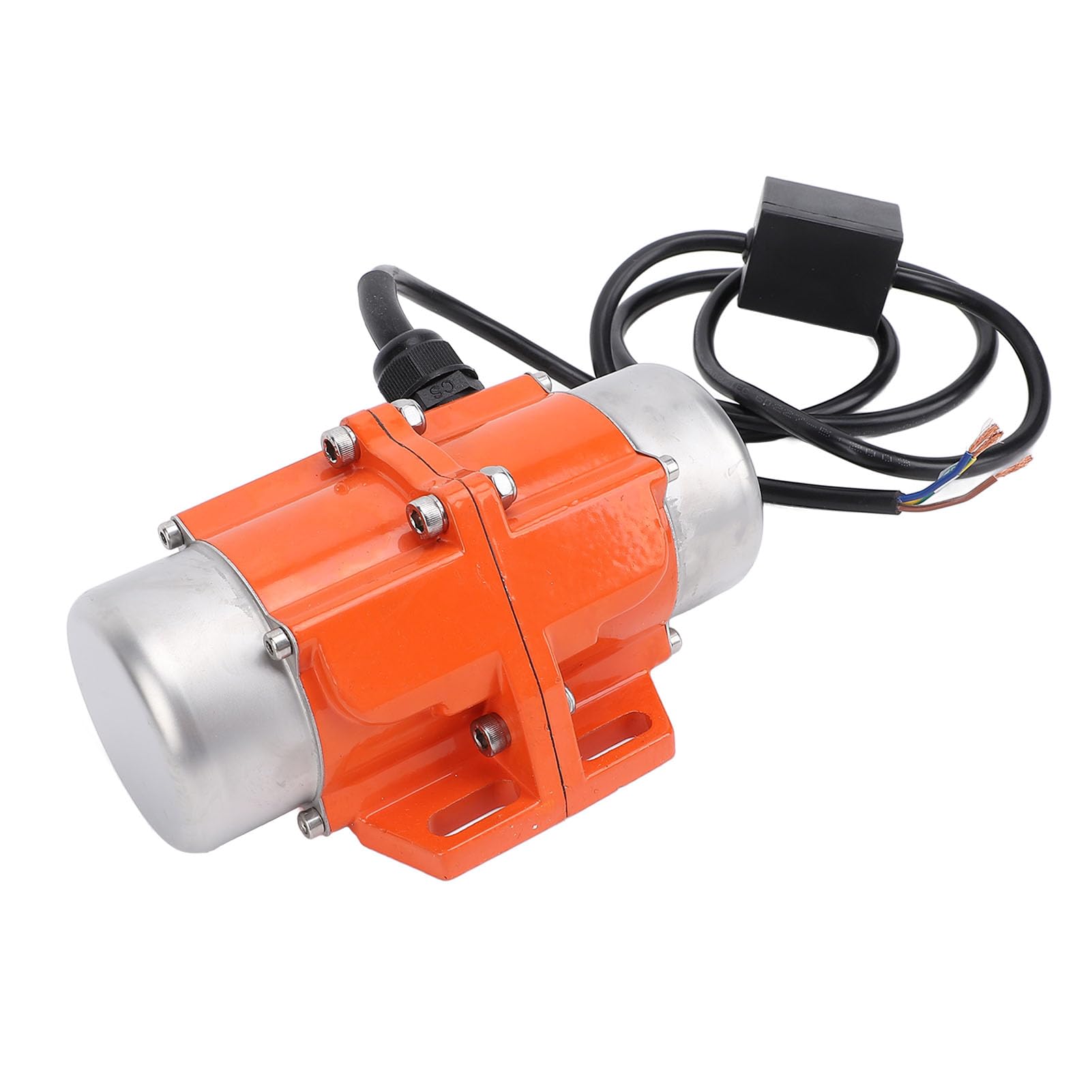 KIMISS Motor de Vibración de Hormigón de 3000 RPM, Eléctrico de Aleación de Aluminio Ligero para Mesas Agitadoras y Tamices, Diseño IP65 sin Ruido (80W)