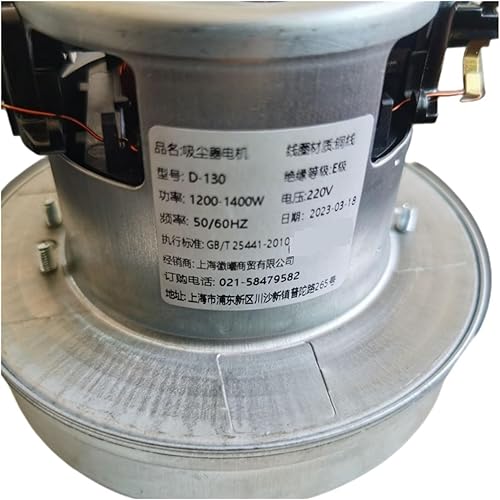 Miniatura 3 de Aspiradora de cobre de 1200 a 1500 W, motor de uso general. Compatible para cachorros. Motor de repuesto D-928 Midea QW12T05F PD22120