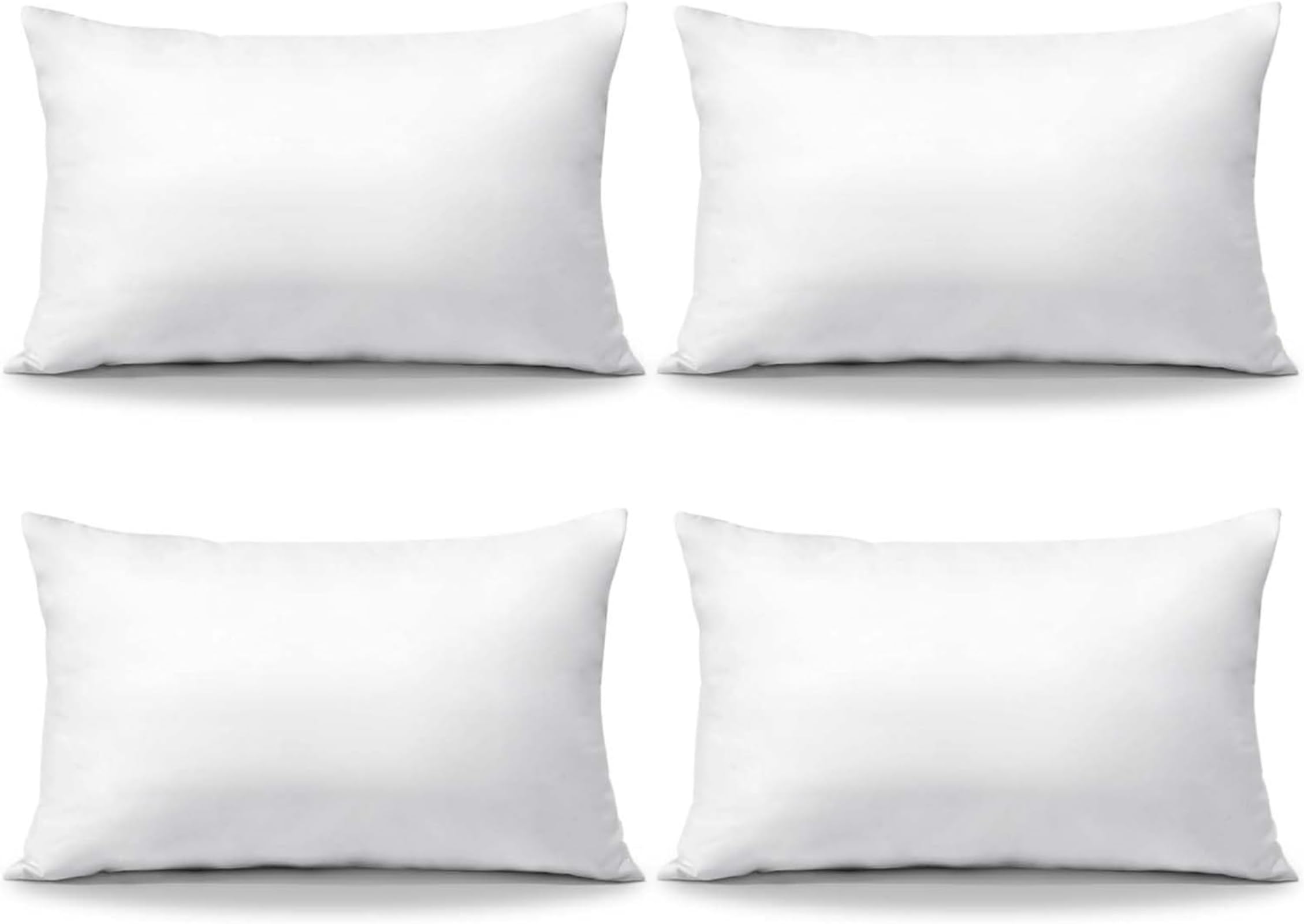 OTOSTAR Set Di 4 Inserti Per Cuscini Rettangolari 30,5x50,8 Cm - Imbottitura Morbida 7D, Impermeabili, Per Esterno/Interno - Cuscini Lombari Per Divano, Patio, Giardino - 6