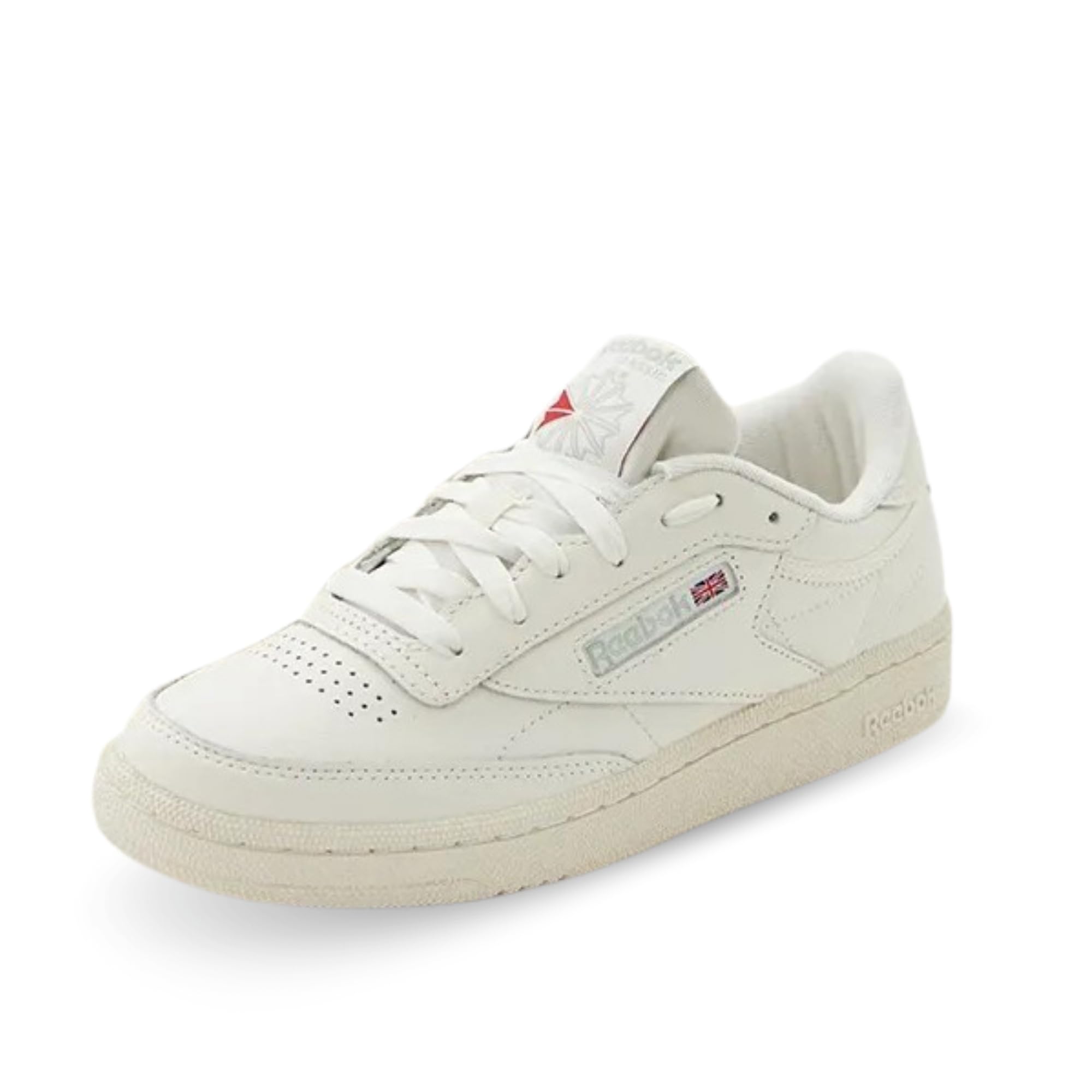 Reebok Women's Club C 85 Sneaker, Chalk Chalk Lgtsag, 6.5 UK