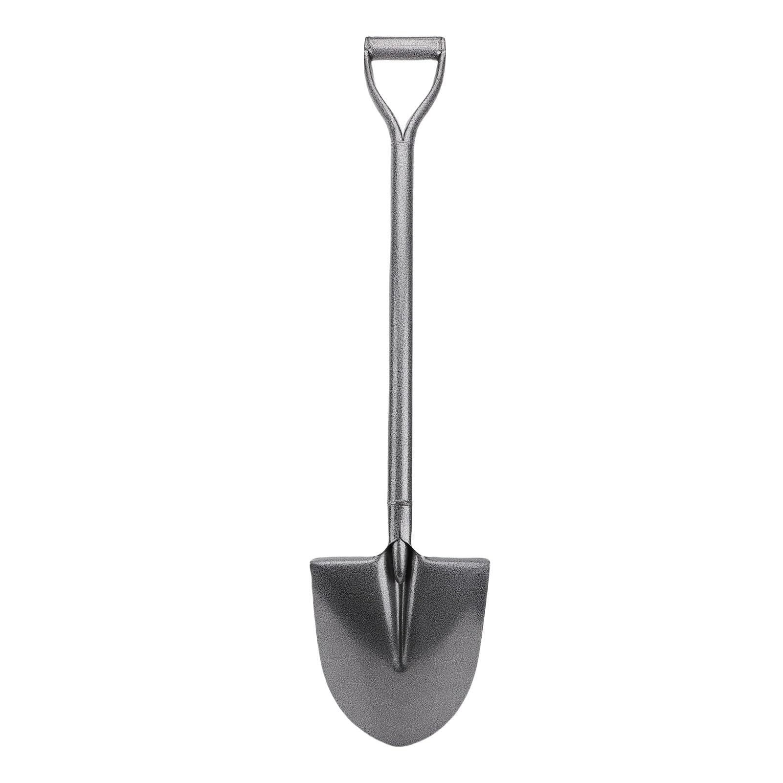 Jeffergarden Pala Pequeña Pala Totalmente Metálica para Excavar Jardinería Plantación para Acampar Punta Corta en D Acero MN 100 Cm