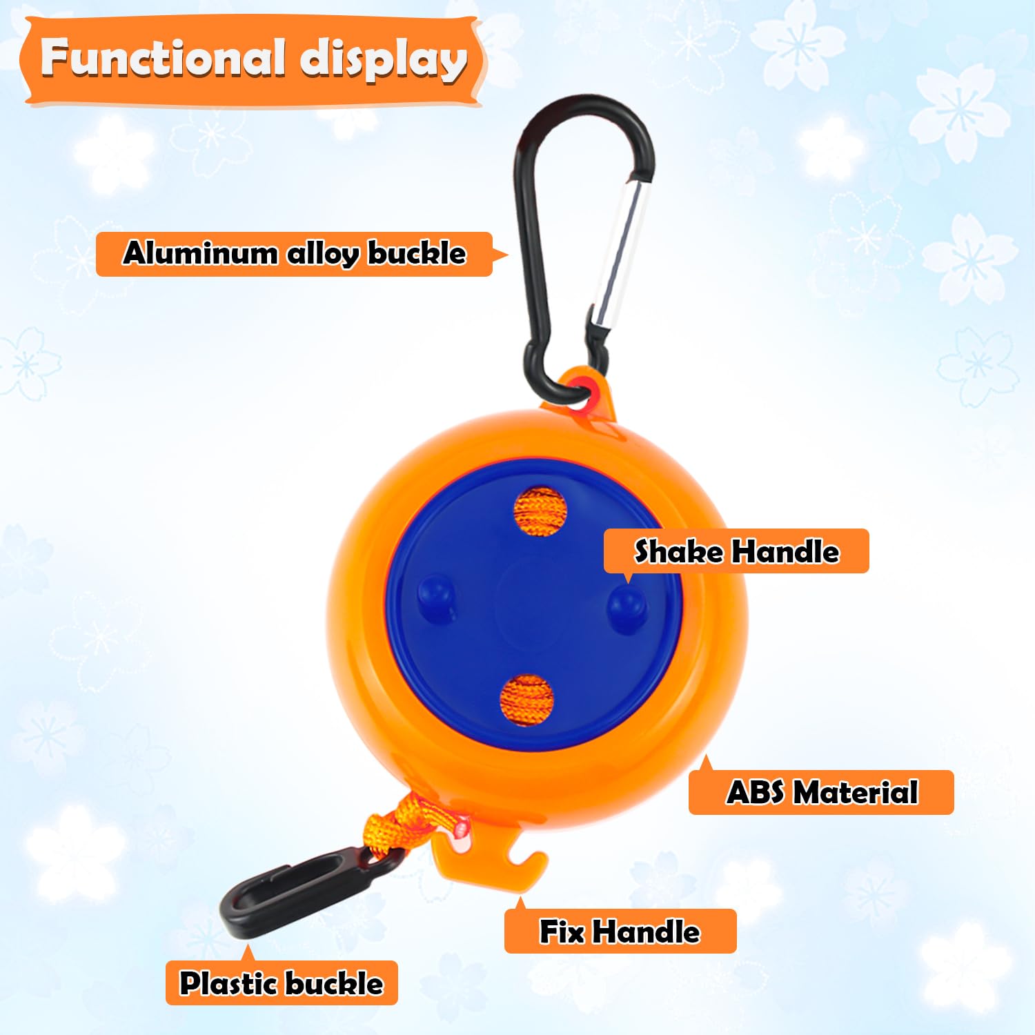 Corde à Linge Rétractable 10m - Portable Pour Camping, Voyage, Salle De Bain - Avec Pinces Et Fixations