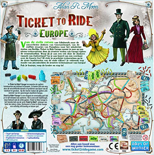 Ticket to Ride - Europe - Uitdagend Bordspel - Reis door Europa - Nederlandstalig - Voor de hele Familie - Taal: Nederlands - Image 3