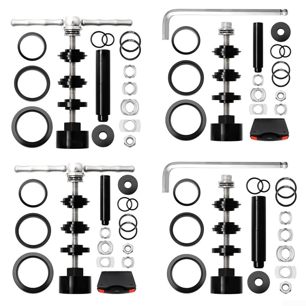 Kit de prensa de rodamientos de bicicleta, kit de herramientas de instalación y extracción de pedalier de bicicleta para ejes PF30 BB386