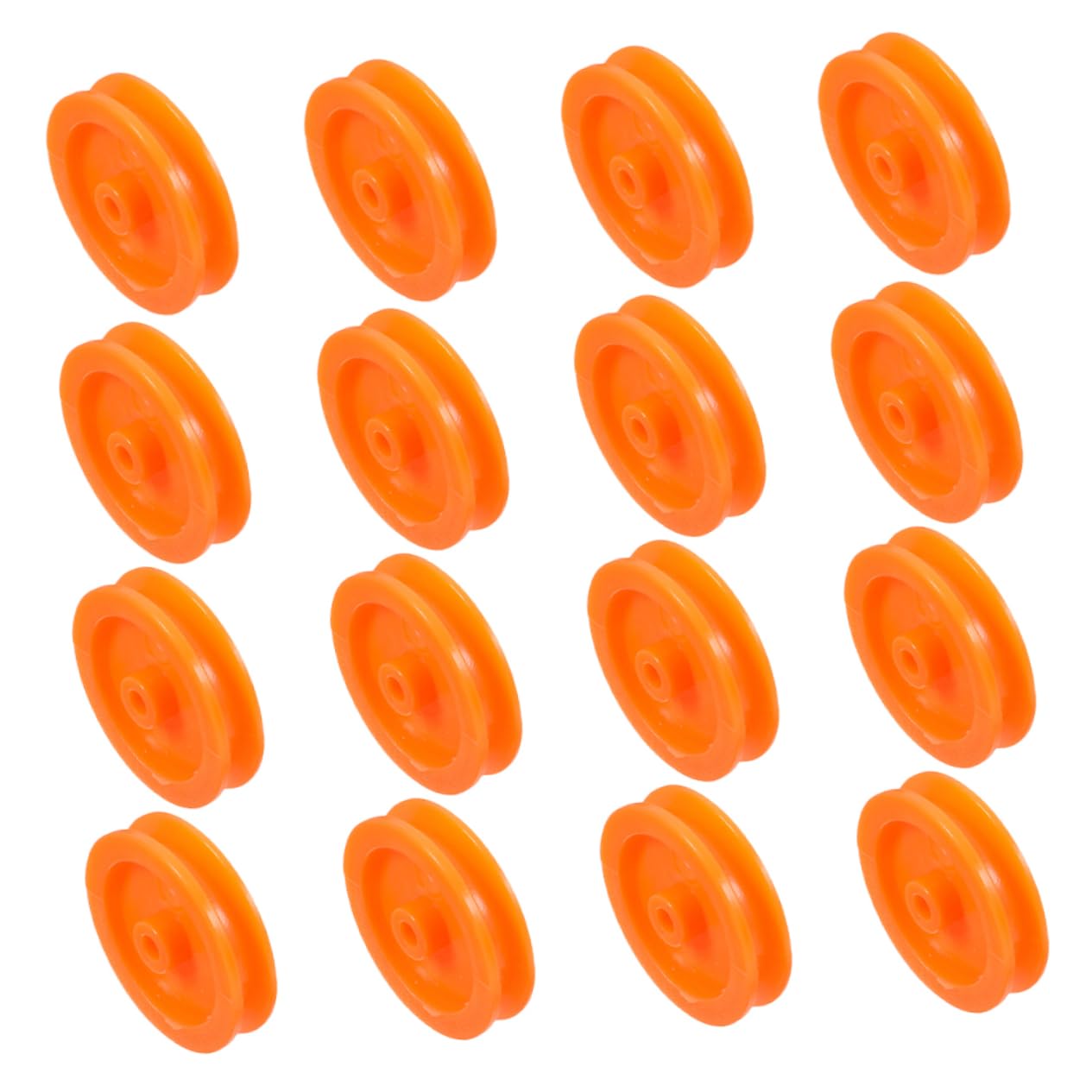 Zerodeko 50pcs Plastic Pulley Wheel Diy Rc Car Plane Accessories Motor Toy Pulley Replacement Toy Wheels