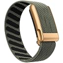 BIFANXI® Nylon Strap Suitable for Whoop MG | Knit Bands Slim Lightweight Design, Scratch Resistant, Easy Fit | Gray Green-Rose Gold Frame/MG gallery image