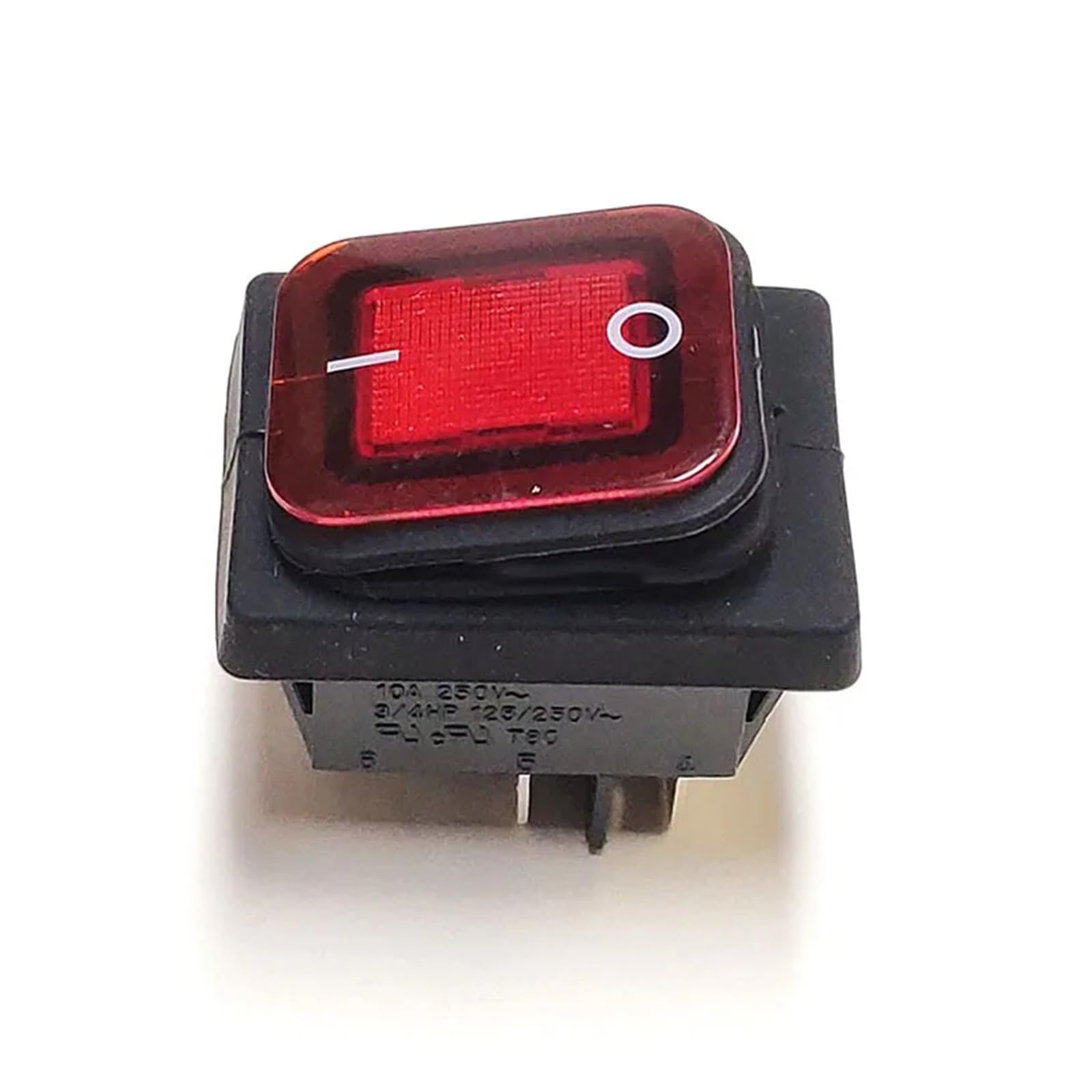 1 interrupteur d'alimentation rouge RL2 4 broches à deux vitesses pour indicateur de vitesse 16 A250 V