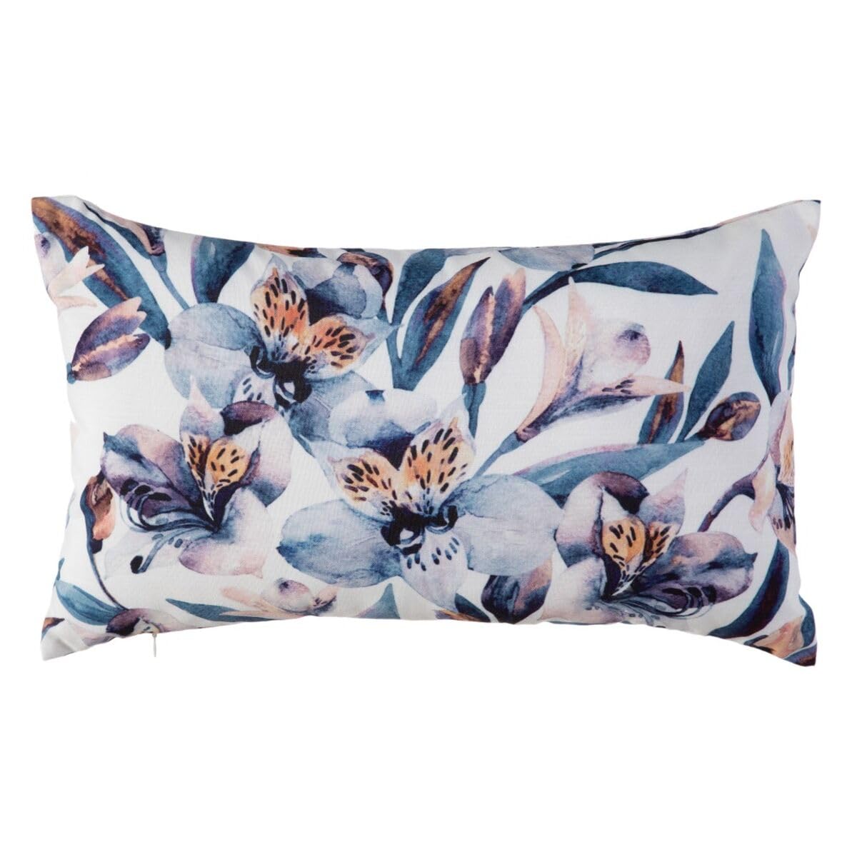 Coussin orchidée 50 x 30 cm pour créer un coin de lecture cocooning et zen