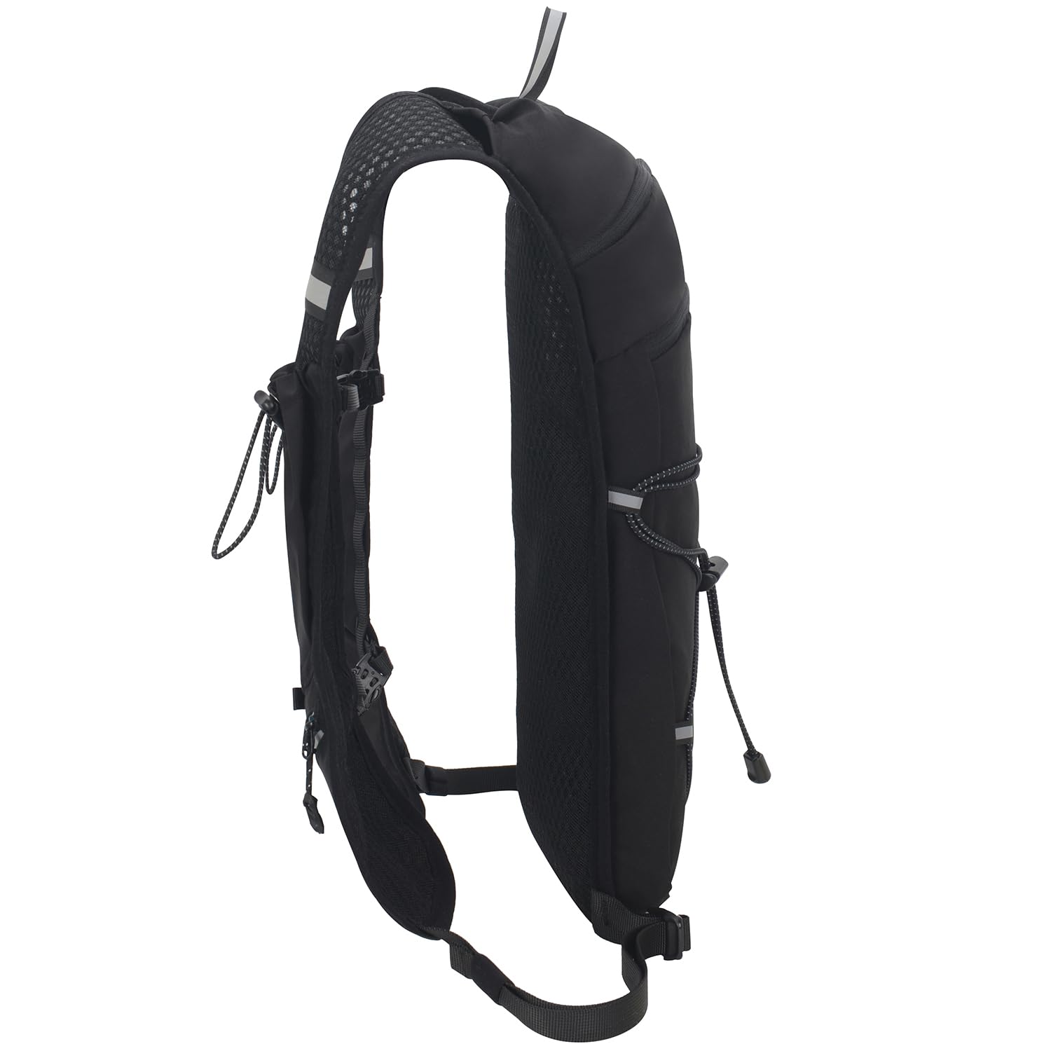 Gilet de course pour femmes et hommes, sac à dos d’hydratation avec 2 bouteilles souples de 470 ml, réfléchissant, support pour téléphone portable, léger