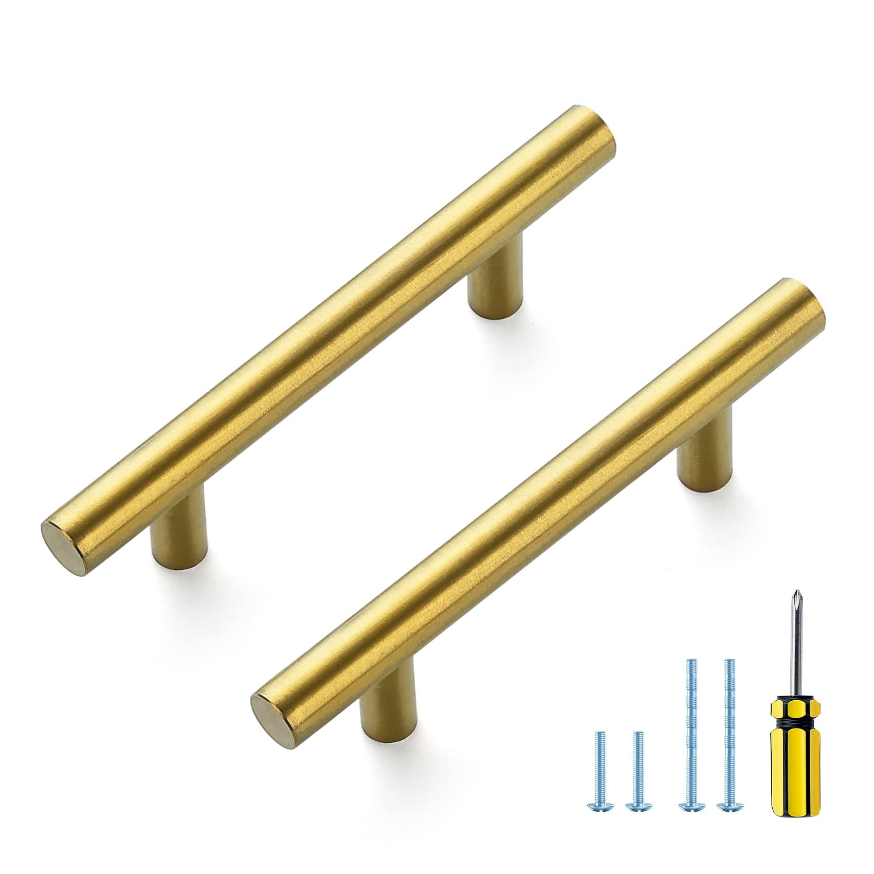 Buy Beapet Gold Handles 30 Pack 5 Inch Brushed Gold Kitchen