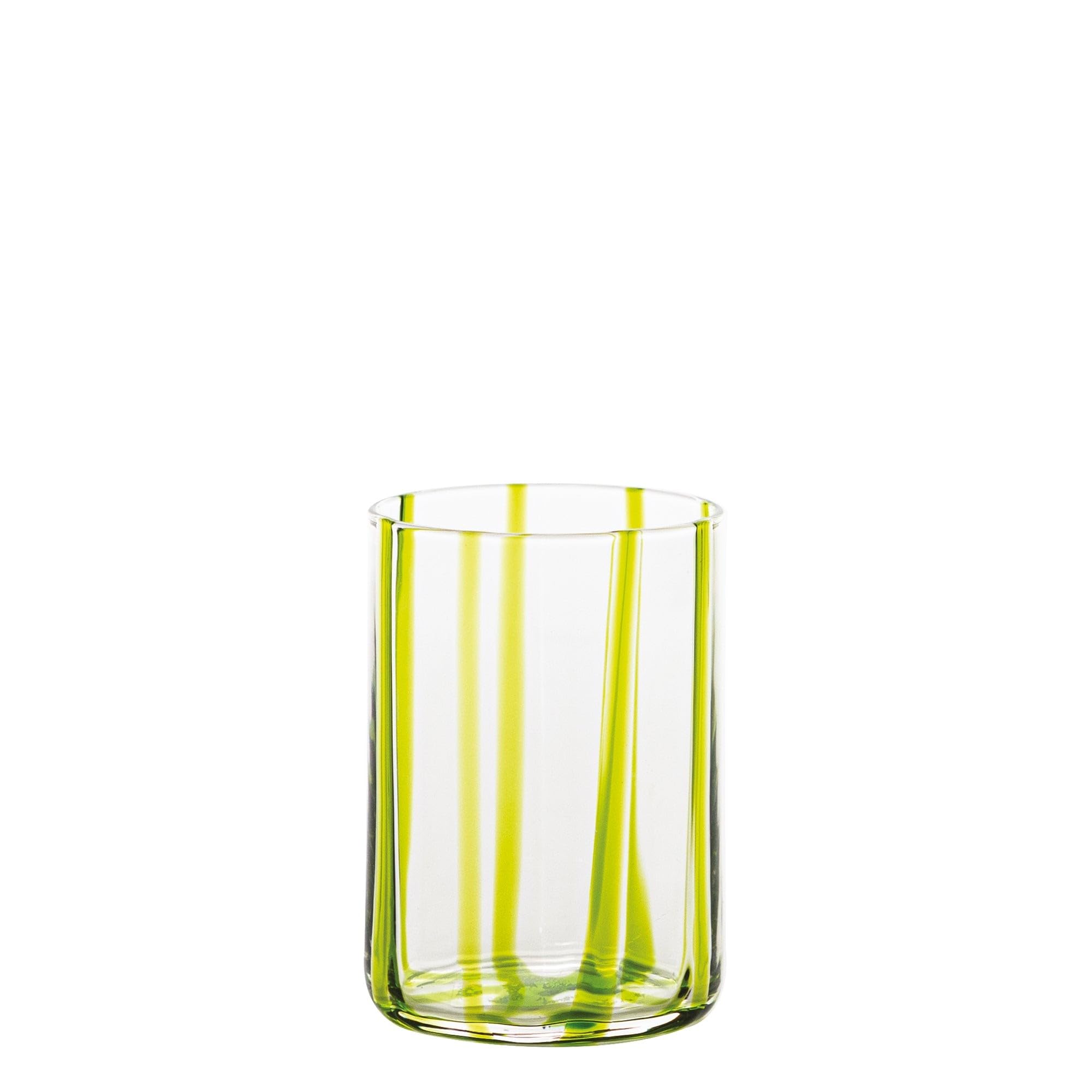Set de 6 tumblers Tirache Zafferano en verre coloré, cadeau idéal pour table chic