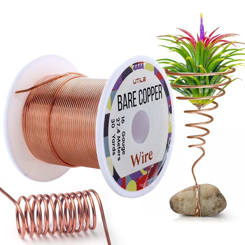 Runder Kupferdraht 12 Gauge – 5 Meter, Weich & Blank, Perfekt Für Schmuck, Basteln & DIY