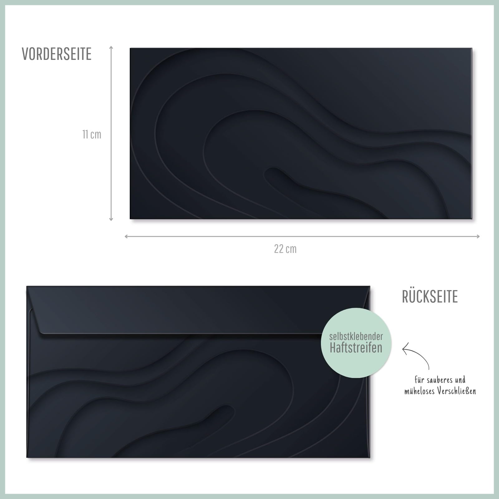GESCHENKGUTSCHEINcom Gutschein-Set - 50 Gutscheine mit Umschlag & Schleife für Kosmetiksalon Wellness Massageinstitute, blanko zum selber Ausfüllen