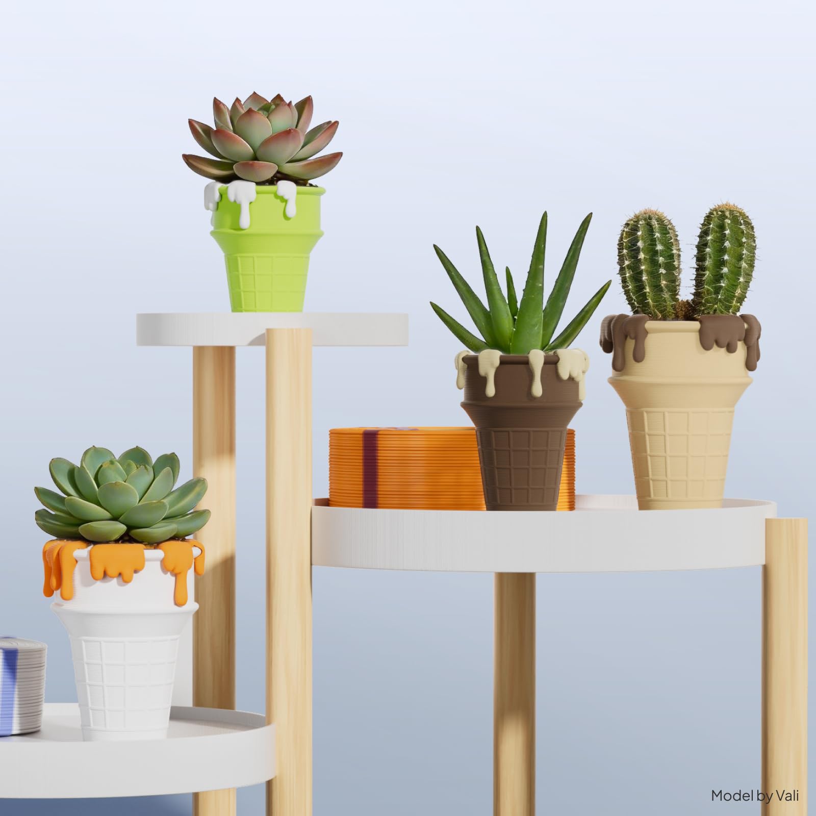 DEEPLEE PLA BASIC filament uzupełniający, 1,75 mm, bez szpuli, kompatybilny z większością szpulek wielokrotnego użytku, czarno-biało-czerwony i zielony trawiasty, zestaw 4 kg