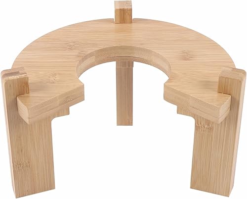 Miniatura 4 de Recipiente de harina y cereales, dispensador de arroz de 5 L, recipiente de almacenamiento de alimentos de vidrio con tapa hermética y soporte de