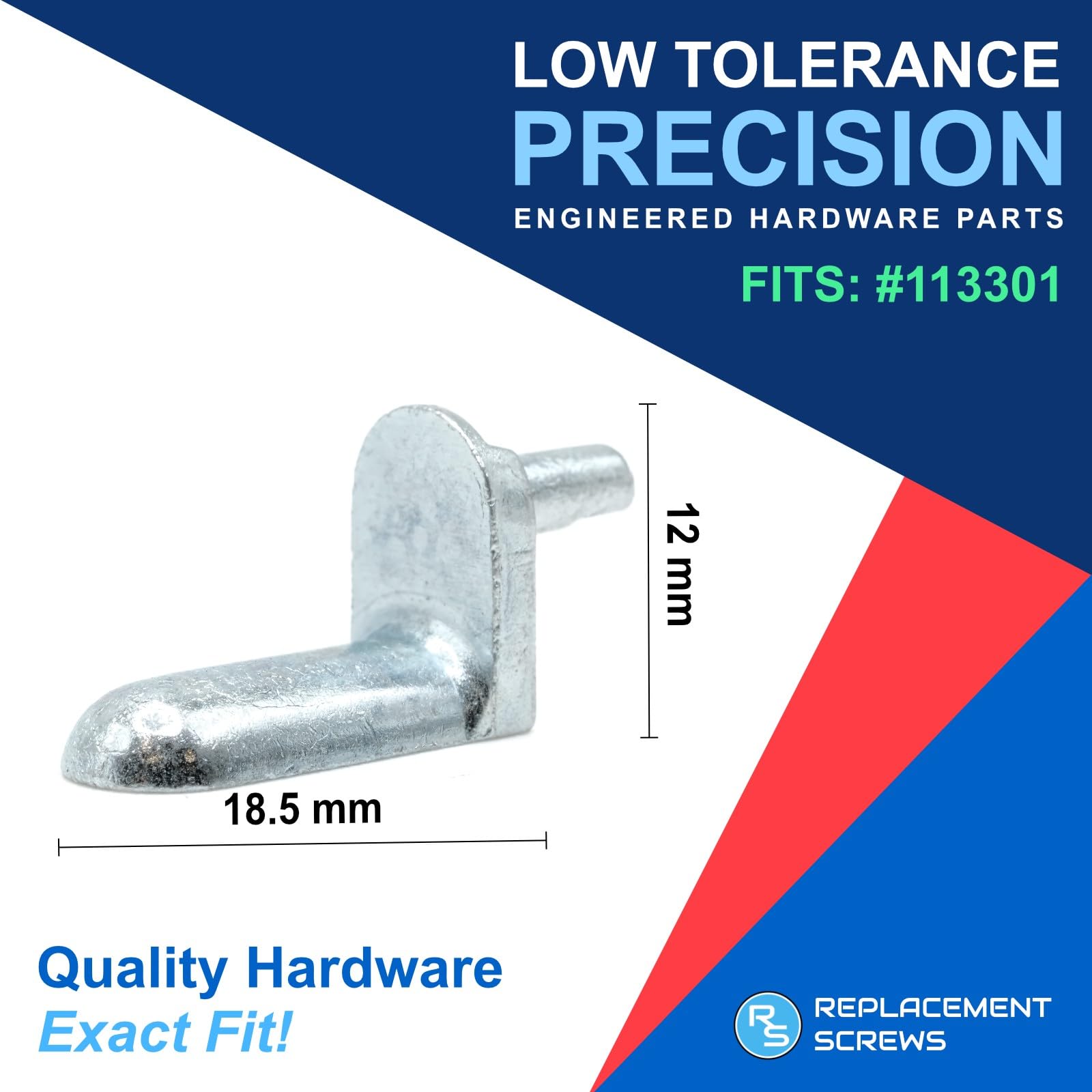 ReplacementScrews Shelf Support Pins Compatible with IKEA Part 113301 — Amazon image 2