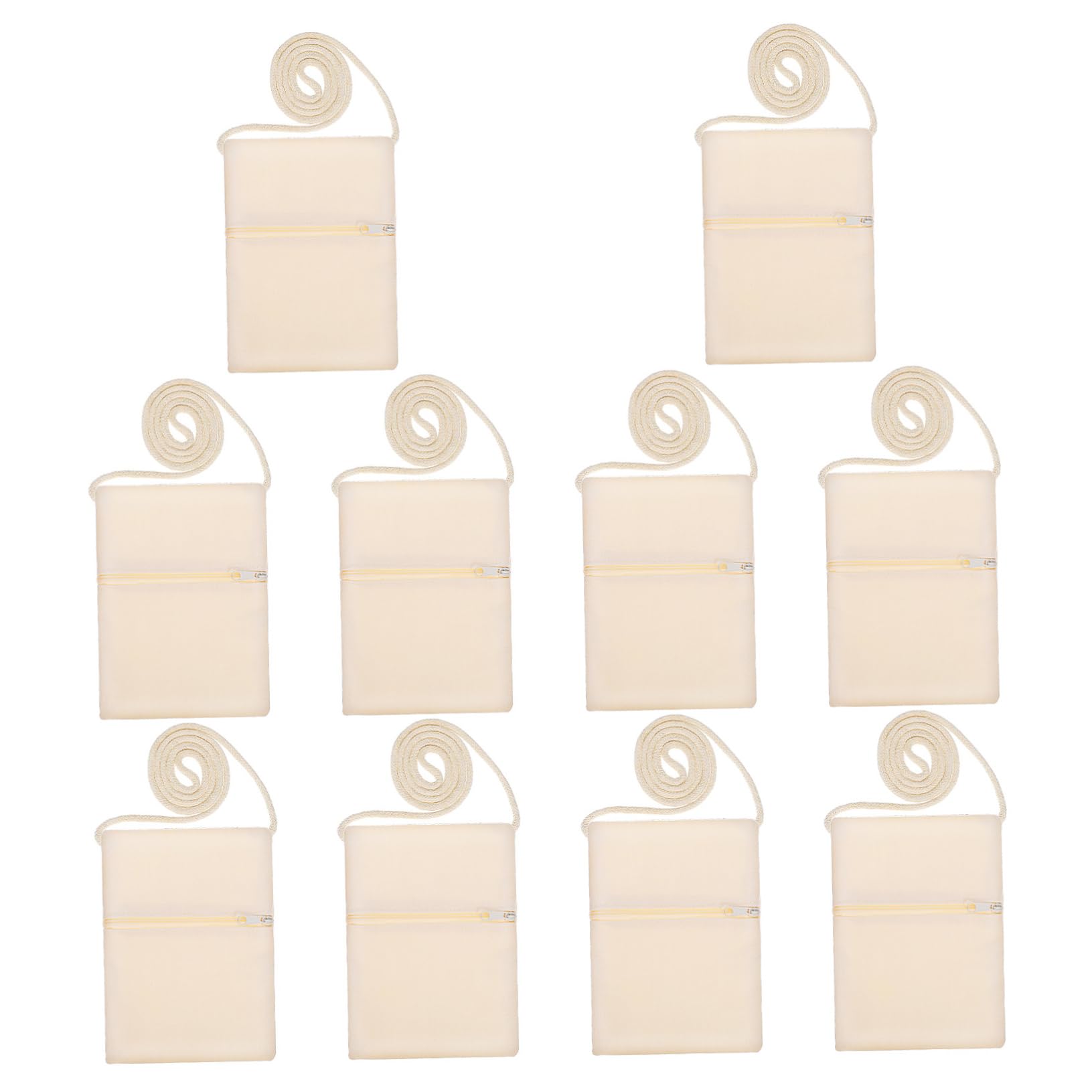 Bolsa bandolera para niños ideal para talleres de pintura y manualidades escolares en pack de 10