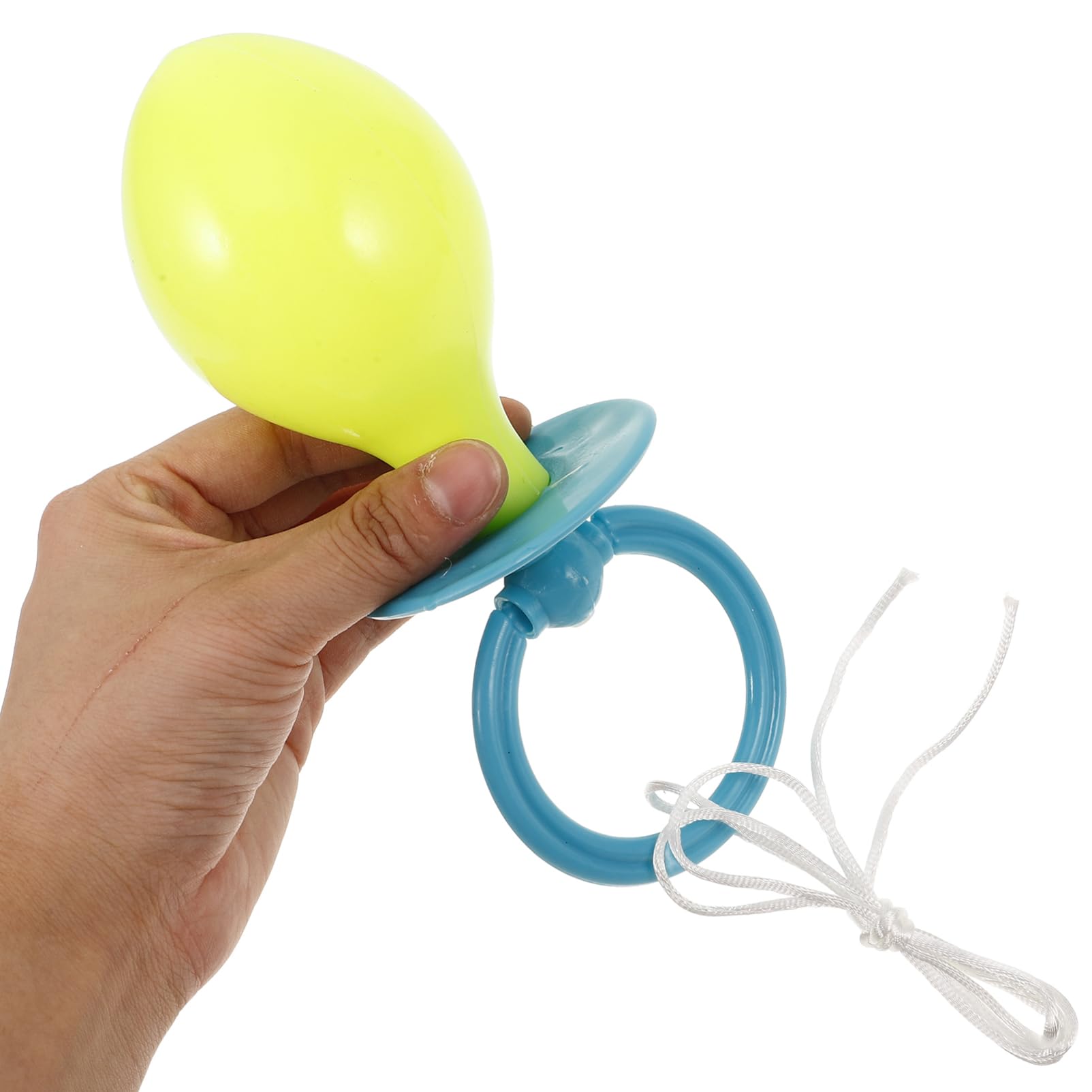 HOLIDYOYO Jumbo Fake Bottle Pacifier Costume Prop for Men Women Large Pacifier for Party Dress up