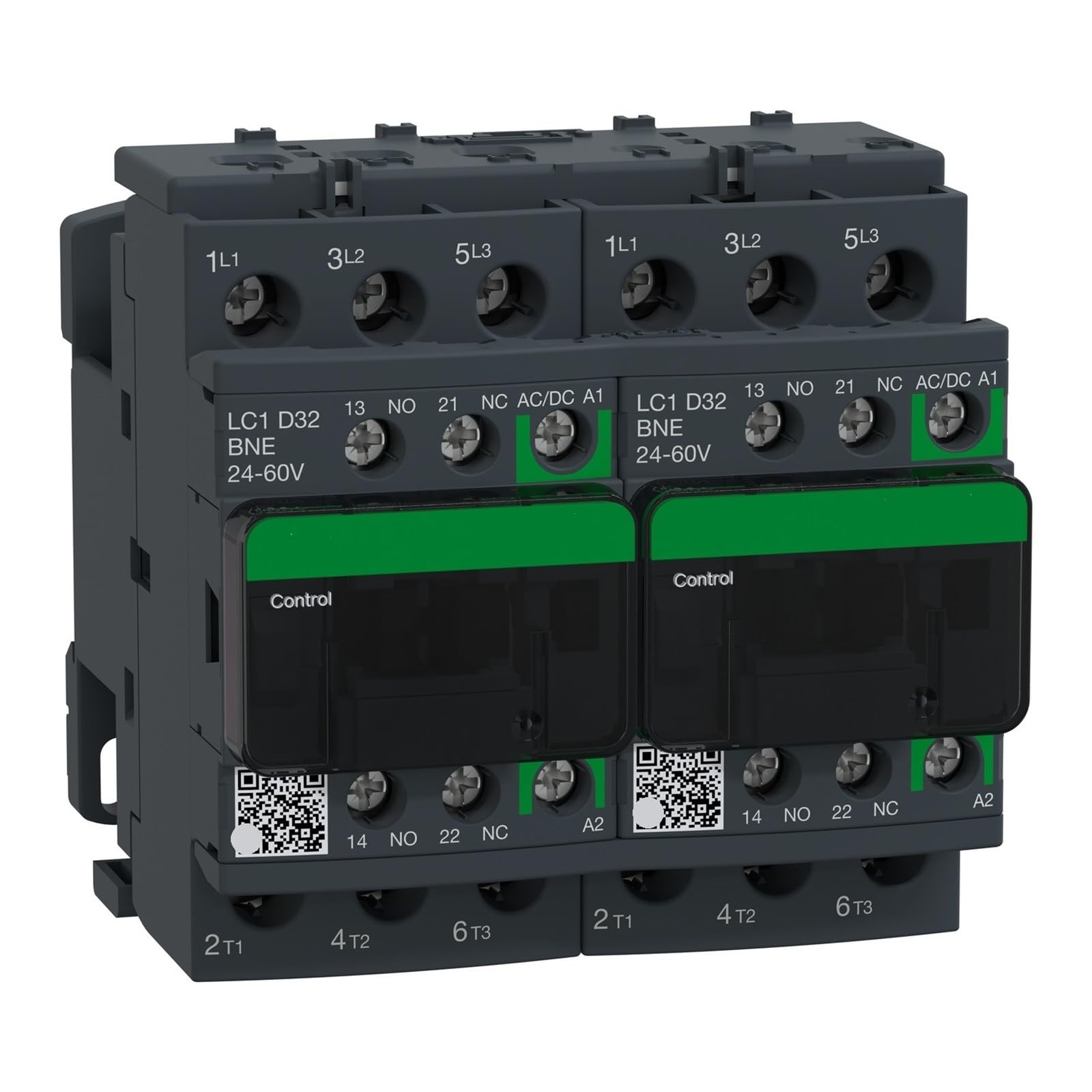LC2D32BNE Schneider contacteur inverseur tripolaire 440V 32A avec bobine AC DC