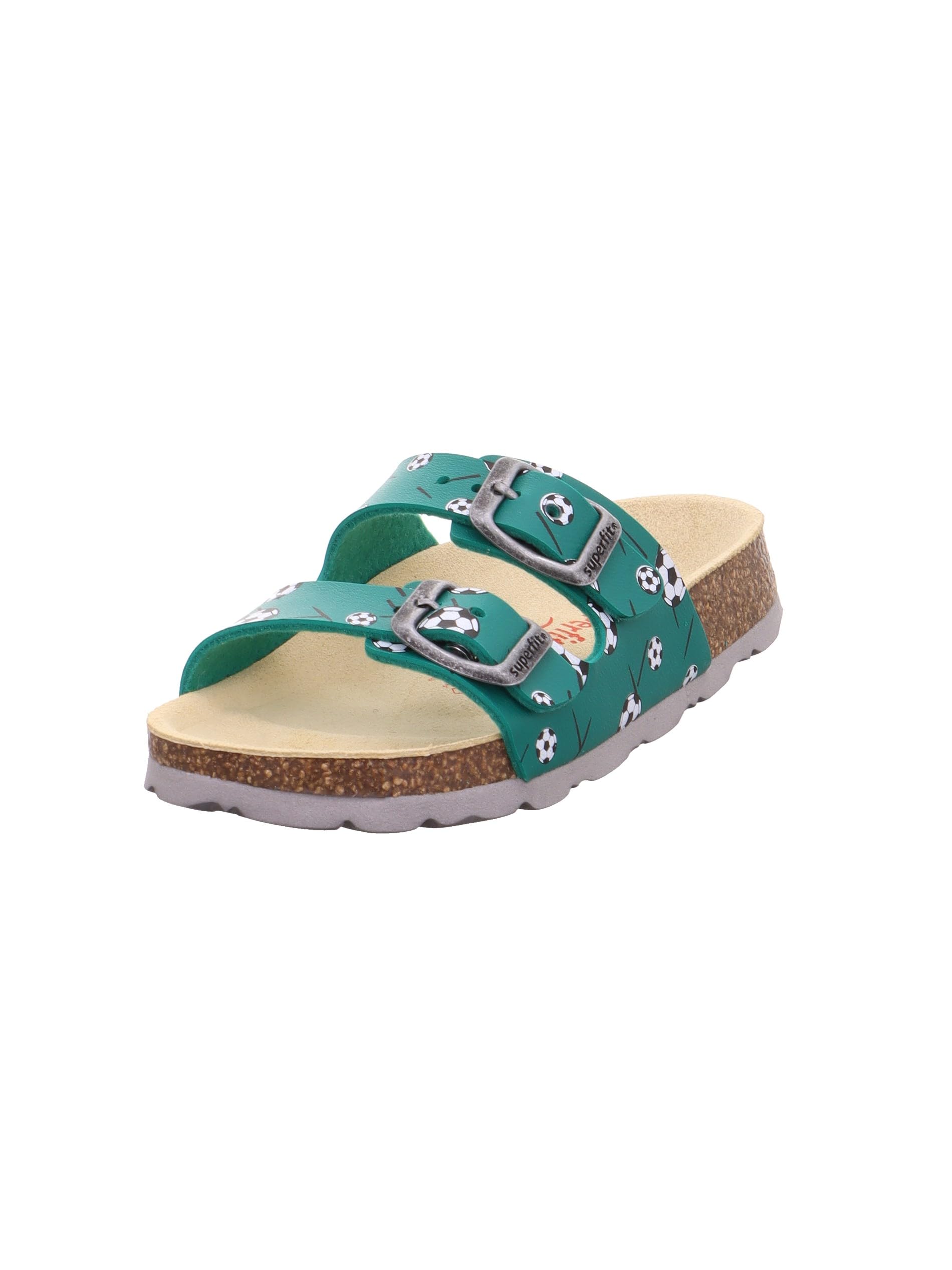 Superfit Boys' footbed slippers, Green 7500, 7 UK Child