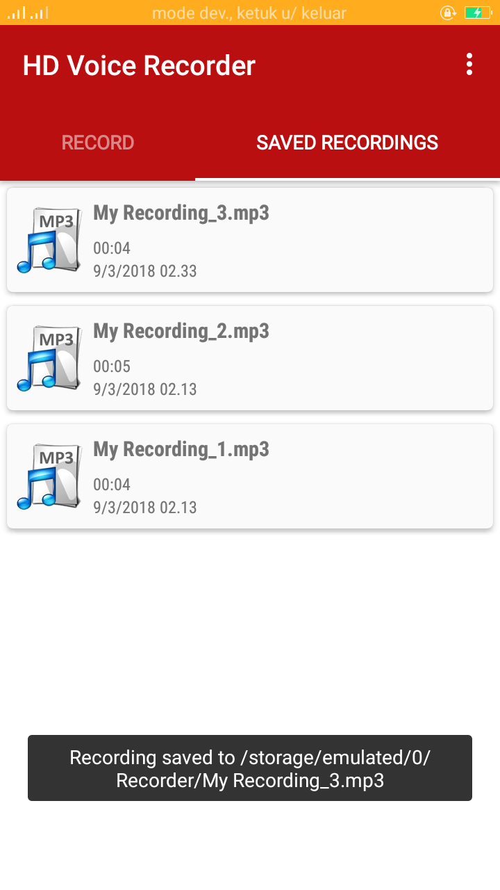 High Quality Voice RecorderAmazonアプリストアのアプリ