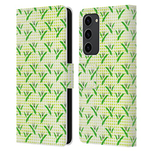 Étui portefeuille en cuir Samsung S23 Plus Grace Illustration Primevère Floral Charmant