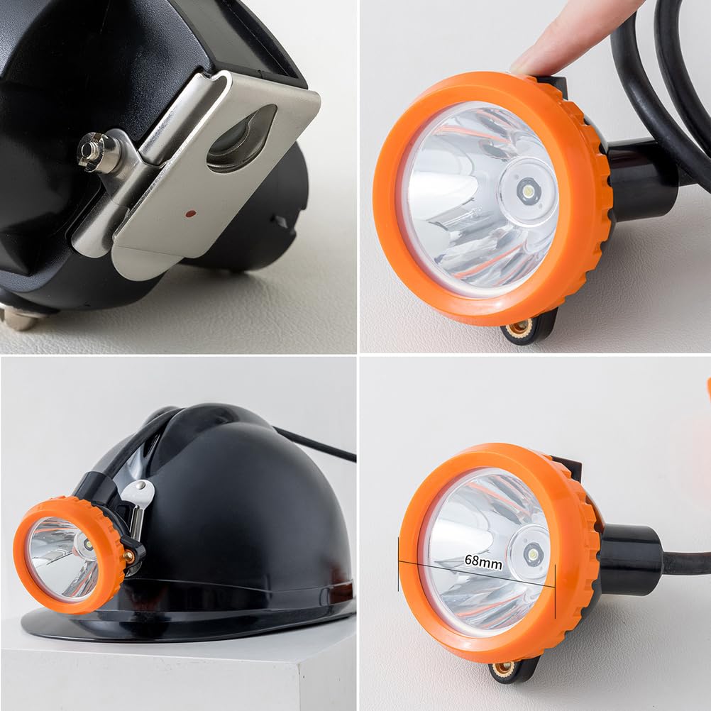 Wodoodporna i przeciwwybuchowa lampa górnicza LED, reflektor podziemnej kopalni węgla, ładowalna latarka do kasku, do pracy na zewnątrz, na kemping