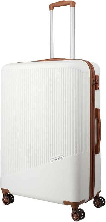 travelite Hard Shell 4 Wheels, Cognac, Trolley Groe L (77 cm)