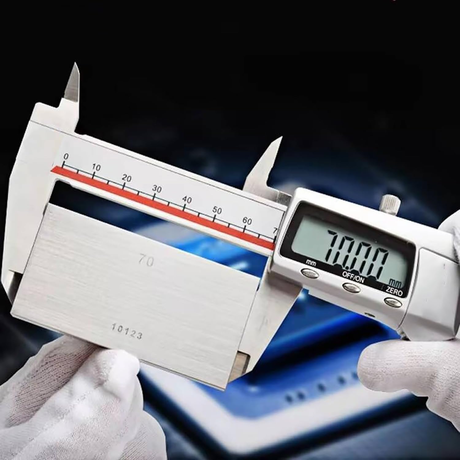87Pcs Acciaio Slip Gauge Block Set Livello 0/1 Alta Velocità Misurazione Strumento Kit di calibrazione di precisione per Laboratorio di Ingegneria Industriale QC Accurato Riferimento dimensionale Stan