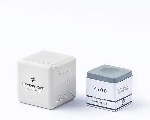 TP7500  TP Chalk 7500  TurningPoint Professional Billiard Pool Cue Chalk with Aluminum Holder