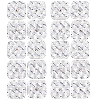 20er Set Elektroden 5x5cm - kompatibel mit TENS Geräten von Sanitas (wie SEM43, SEM44) & Beurer (wie EM41, EM49) Druckknopf | Wiederverwendbare Elektroden-Pads | Medizinprodukt von axion