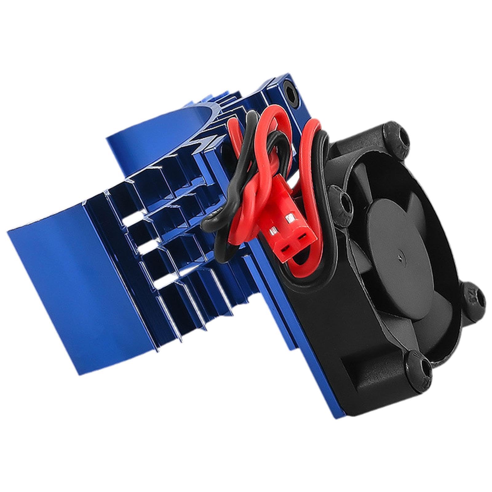 Rc Car Cooling Fan Rc Motor Heat Sink System for 1/5 1/8 1/10 Rc Car Replace Blue-image-42
