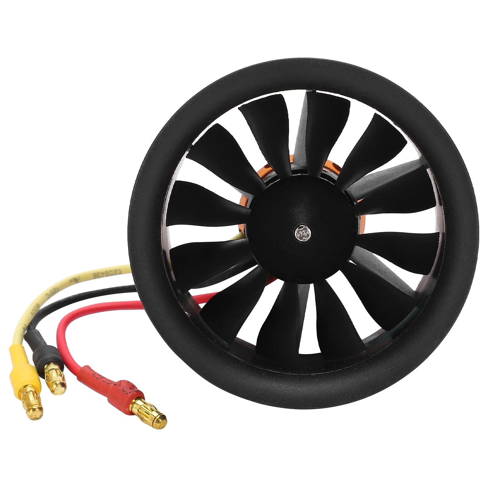 50mm Kanallüfter, 12-Blatt EDF für RC-Flugzeuge Zubehör, Brushless Motor 3-4S, QF2611-5000KV, Zubehör für Modelle, Drohnen und elektrische Modelle
