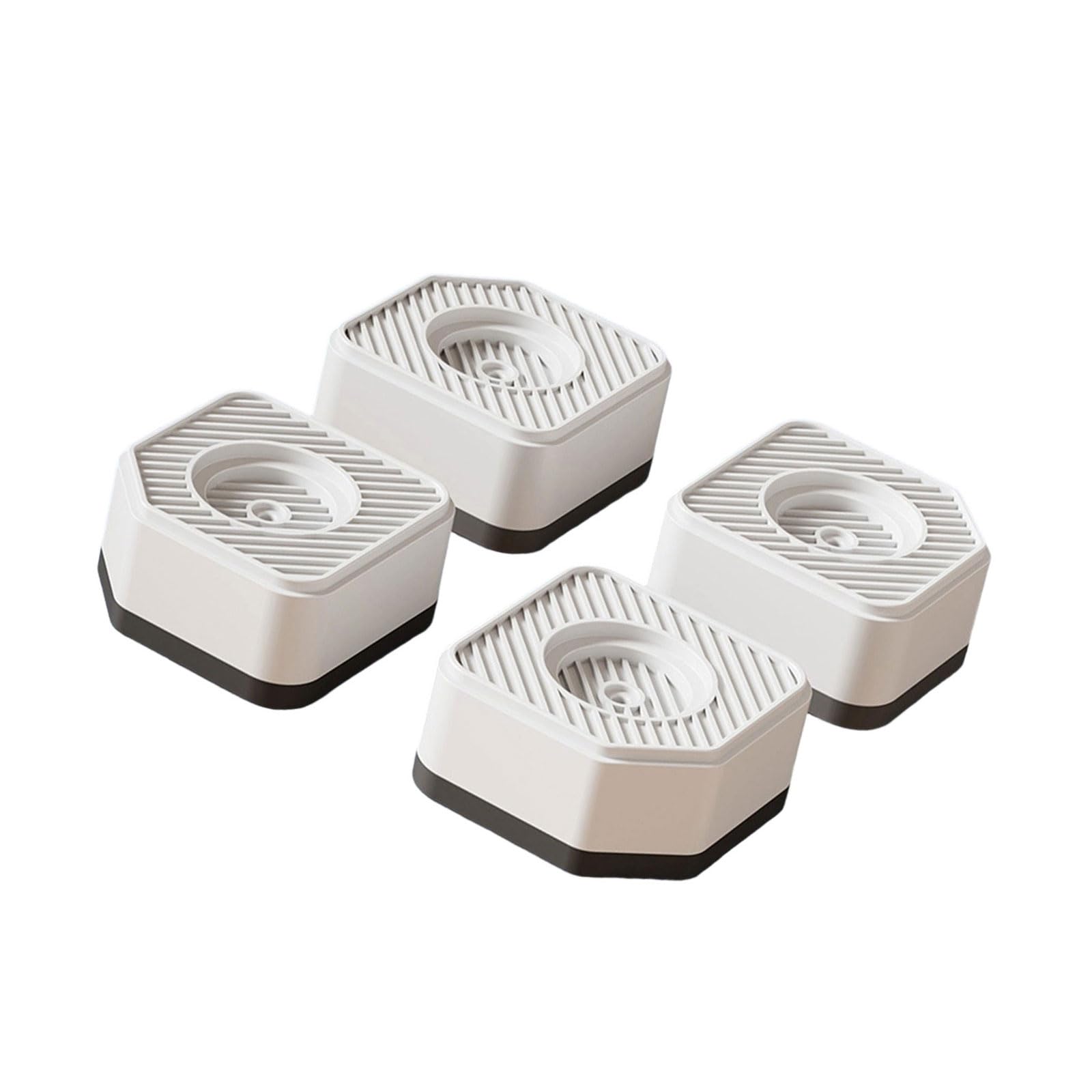 Elnwnnkc 4Pcs Anti-Vibration Machine Feet Pads, Shockproof Refrigerator Washer Adjustable Leveling Legs Washing Machine Refrigerator Shockproof Pads Washing Base