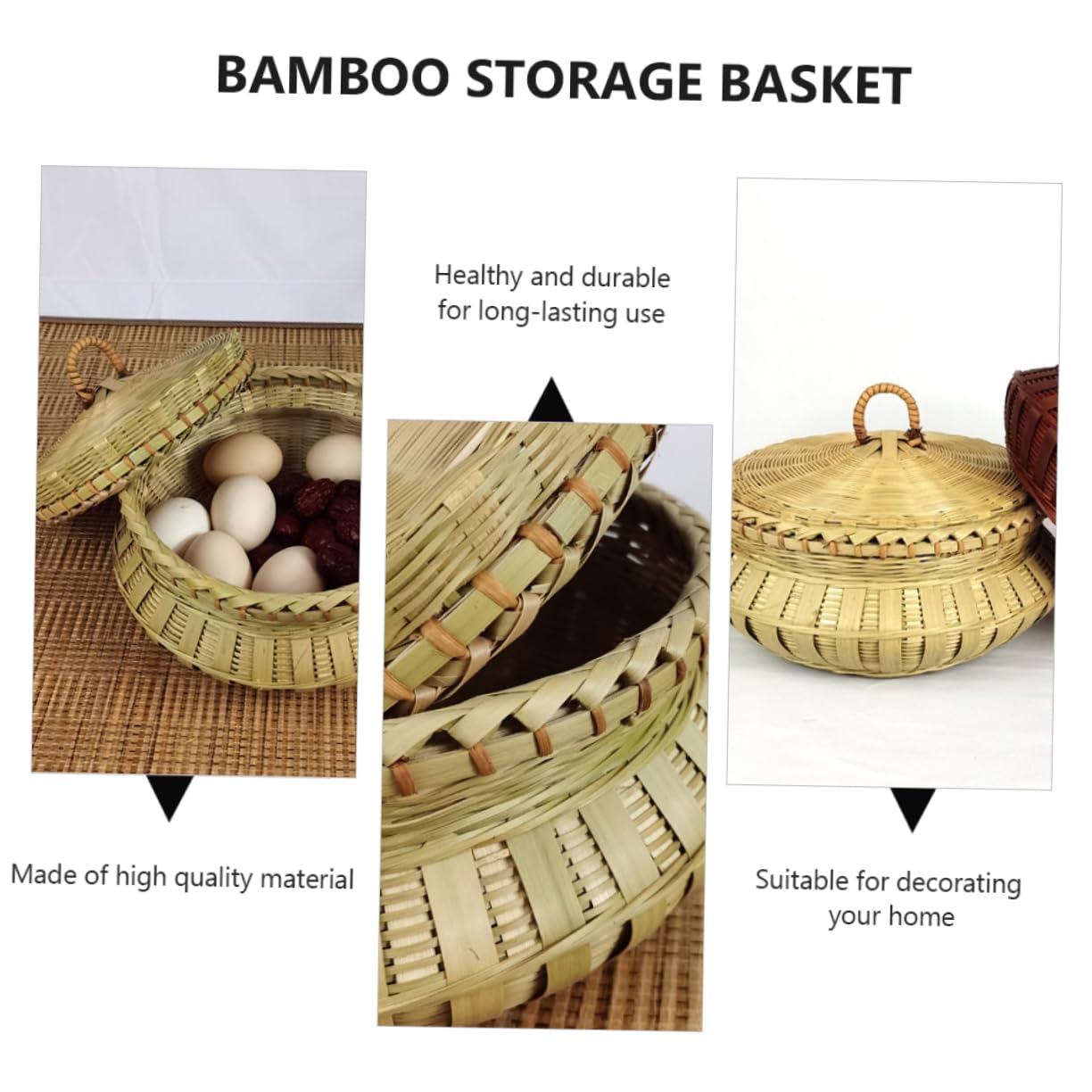KOMBIUDA Handmade Woven Storage Basket Creative Snack Holder Mini Design Light Green for Home Decor and Organizing Snacks Desserts Fruits and Vegetables