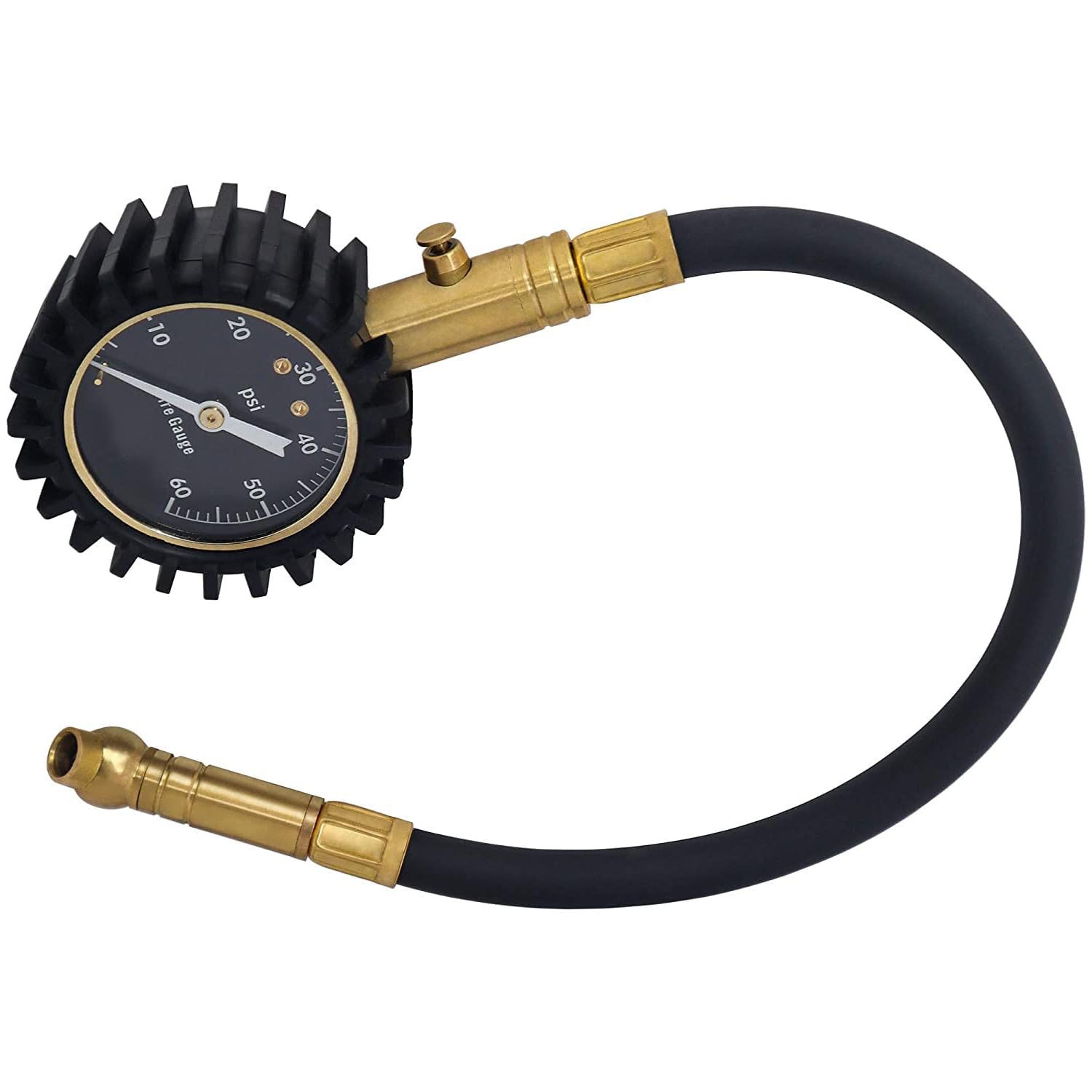 MACHSWON ElitePro Tire Pressure Gauge Professional Accuracy 60 PSI Brass